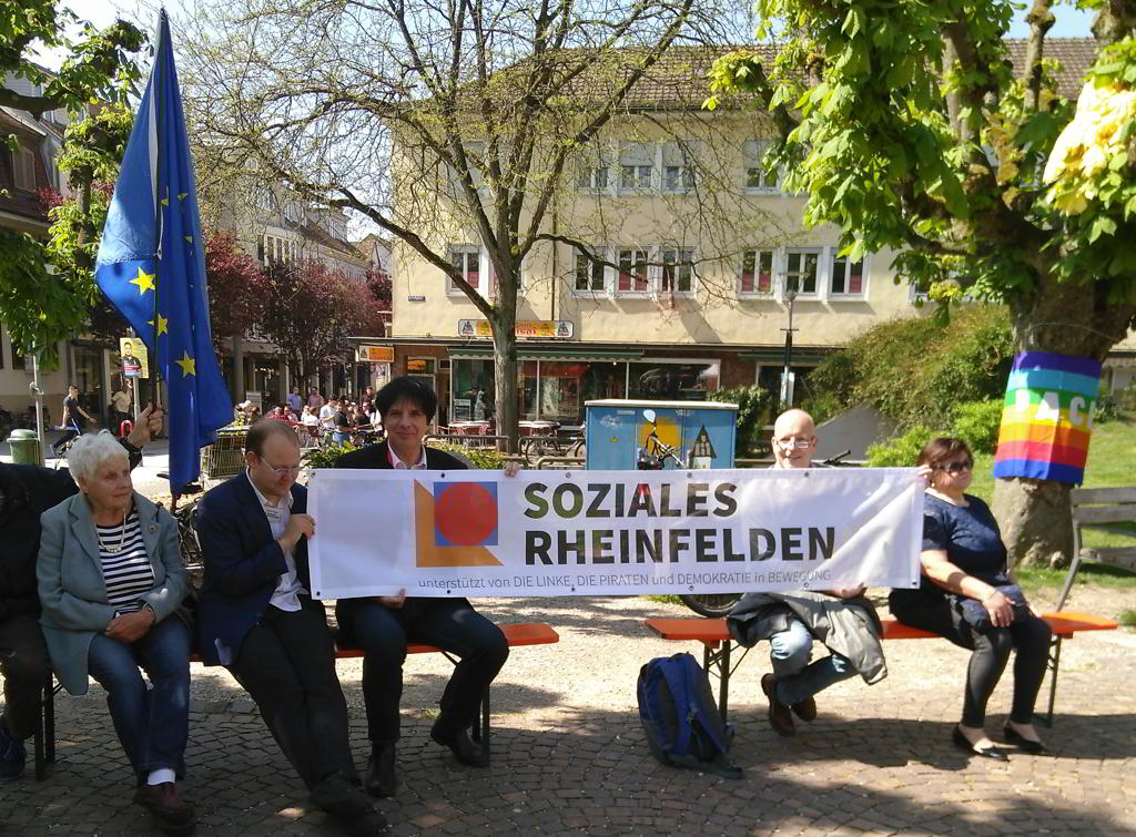 Infostand von "Soziales Rheinfelden"