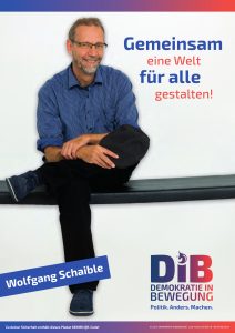 Wolfgang Schaible - Direktkandidat für den Wahlkreis Neckar-Zaber